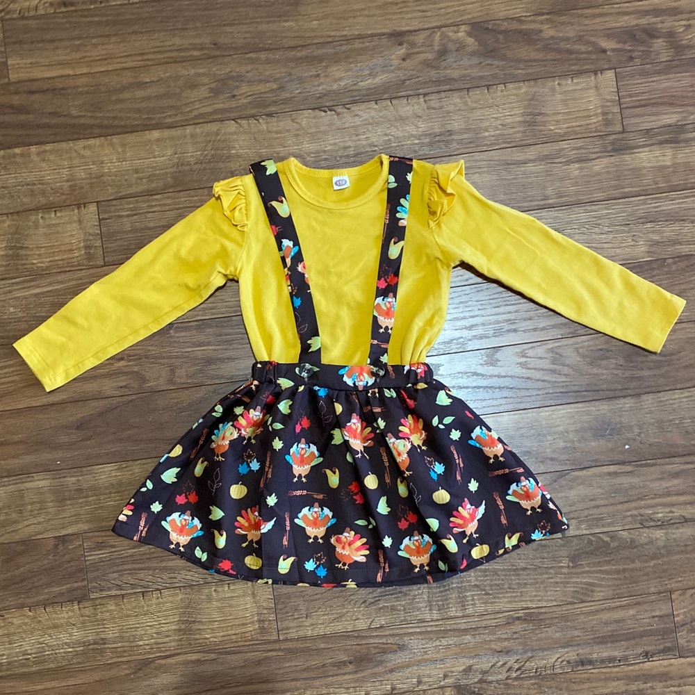 Girls 4T Thanksgiving outfit